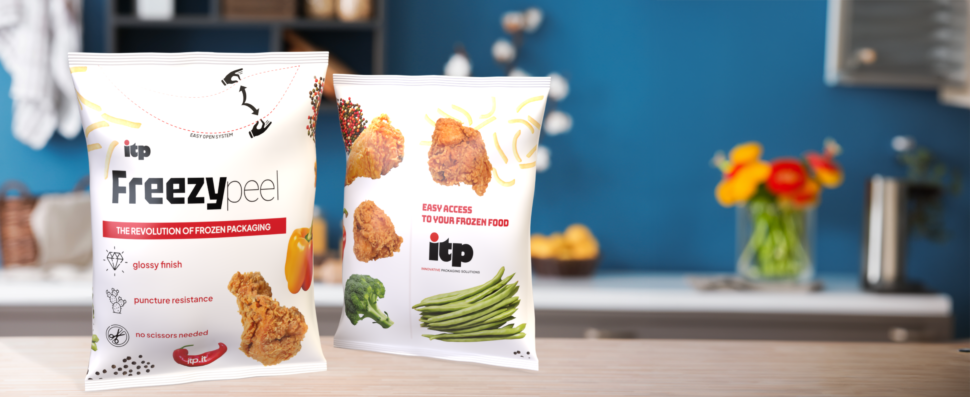 We revolutionize frozen food packaging with the easy-open peelable FreezyPeel ITP film. Recyclable single-material. Made in Italy. 